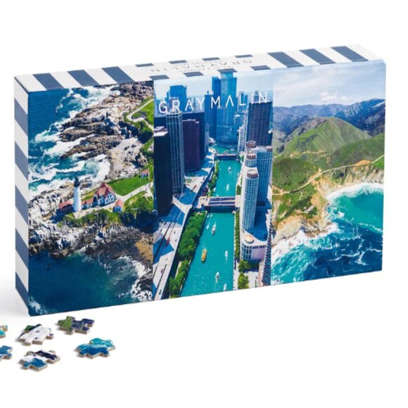 GRAY MARLIN Set of 3 Puzzles 120 pcs. each BRAND-NEW w/tags - Picture 1 of 12
